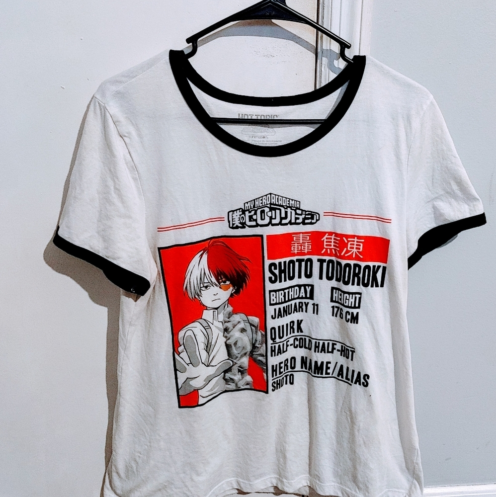 Shoto Todoroki Junior Women's XL Shirt Hot Topic
